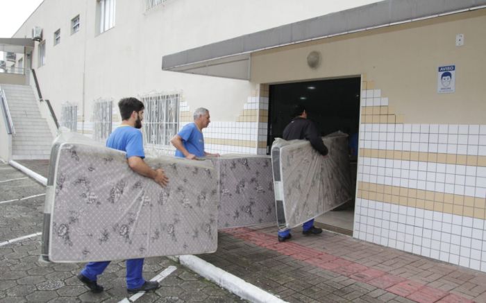 Confira os pontos de abrigo disponíveis na região (Fotos: Divulgação/Prefeitura de BC)