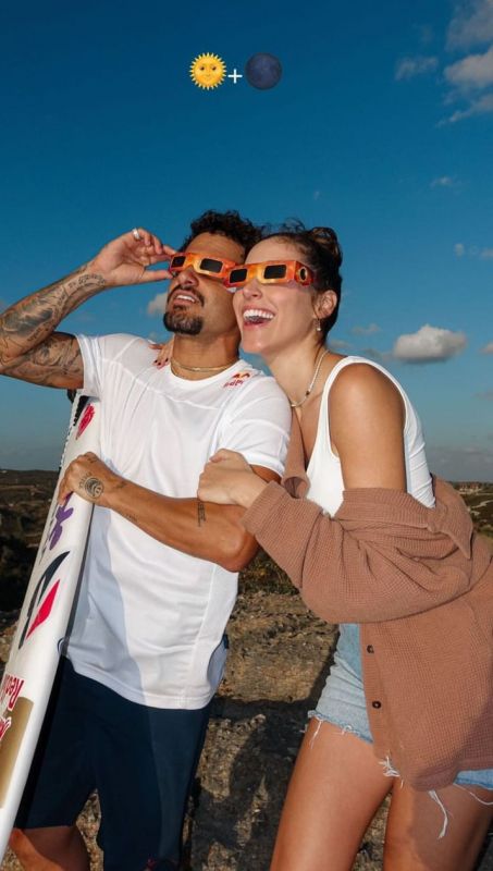 Ítalo postou também bastidores da produção da foto. Foto: Reprodução/Ítalo Ferreira