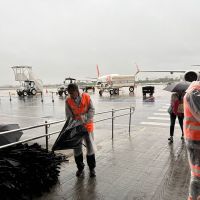 Aeroporto de Navegantes suspende voos por problemas na pista