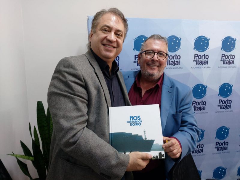 Marco Araújo fez visita ao  porto no início do processo (foto: divulgação)