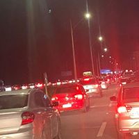 Todos os acessos  que levam a BC estão congestionados 