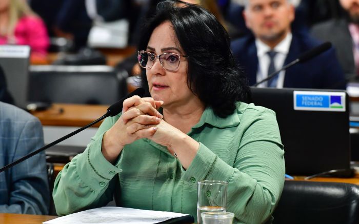 Senadora Damares alega que solicitou investigação da CGU na época em que foi ministra  (Foto: Divulgação/Agência Senado)