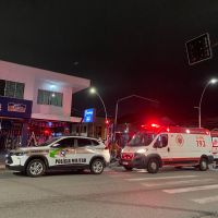 Motociclista sofre fratura em acidente 