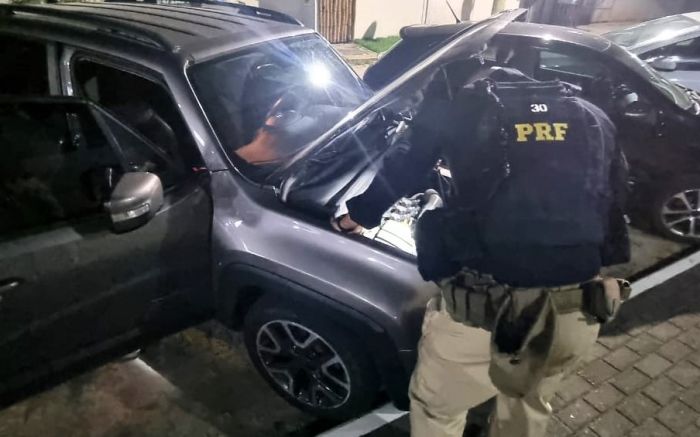 Jeep foi roubado em São Paulo 
(Foto: Divulgação)