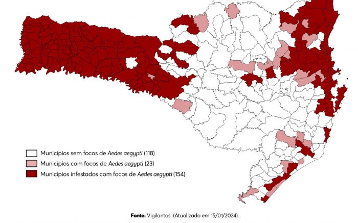 Região de Itajaí e BC tem 725 focos da doença, aponta levantamento
(foto: reprodução)