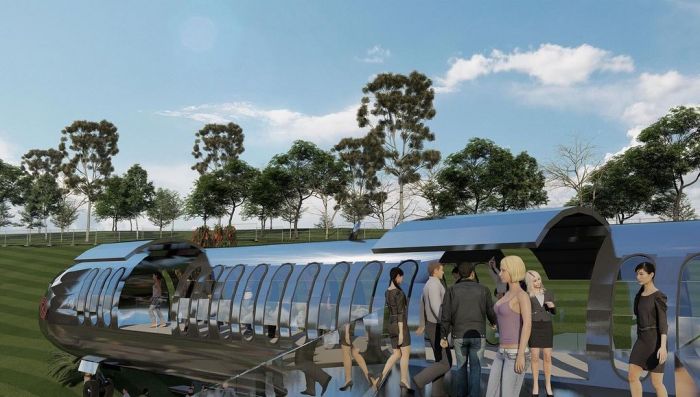 Boeing aposentado vai virar pista de danceteria em casa de shows de Camboriú (Fotos: Divulgação)