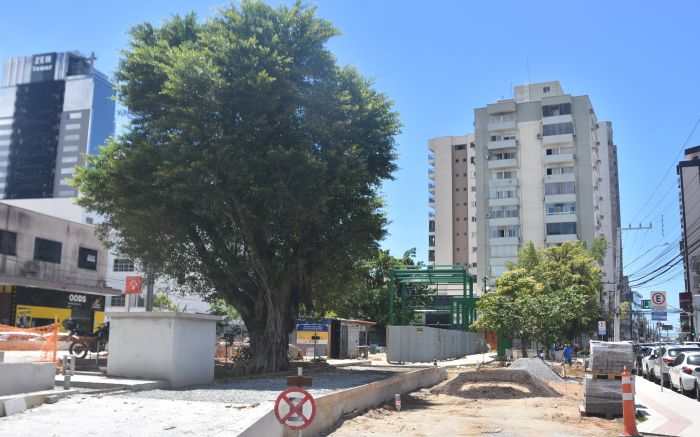 Espaço com grama está previsto no projeto, esclarece a secretaria de Urbanismo
(fotos João Batista)