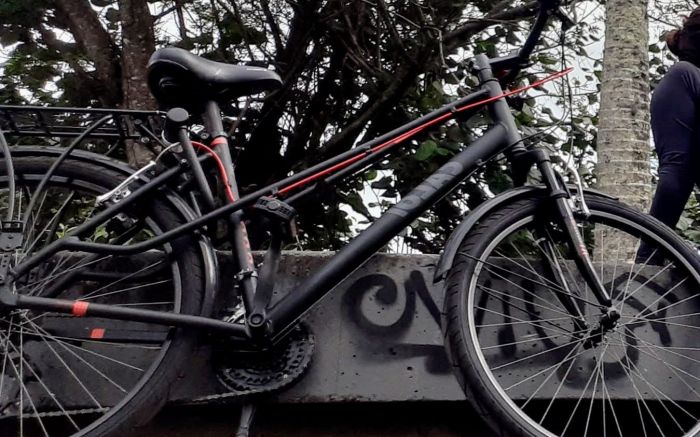 Jornalista pegou R$ 1200 na bike (Foto: Divulgação)