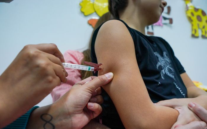 Apenas 17,5% de crianças foram vacinadas
 (Foto: Divulgação/Agência Catarinense de Notícias)