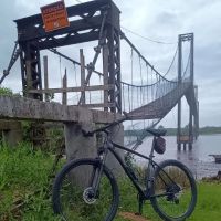Ponte pênsil está interditada há quase dois anos