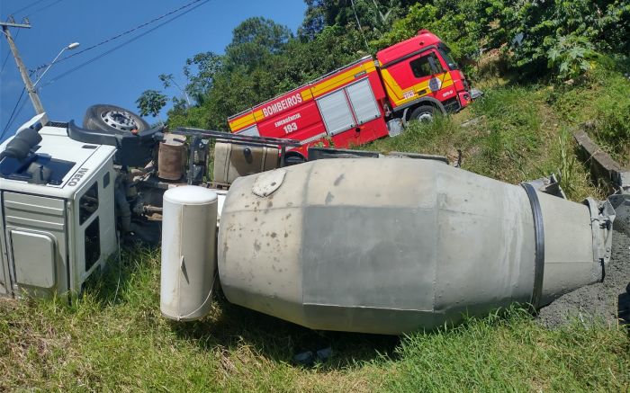 Centro de Camboriú foi placo do acidente nesta terça-feira

 (Foto: Divulgação PMSC)