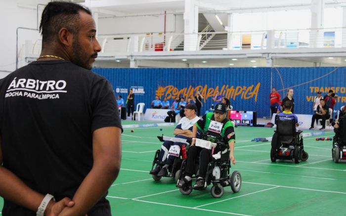 Árbitros da bocha paralímpica estão em evento internacional. (oto: Arquivo/Prefeitura de Itajaí)