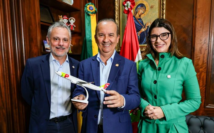 Parceria foi firmada com o governo estadual e a companhia aérea TAP Air Portugal (Foto: Ricardo Wolffenbüttel/Secom)