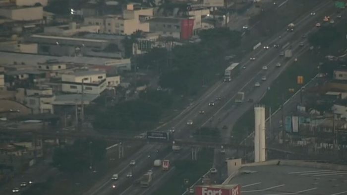 Às 7h30 as filas já passavam dos três quilômetros (Foto: Reprodução)