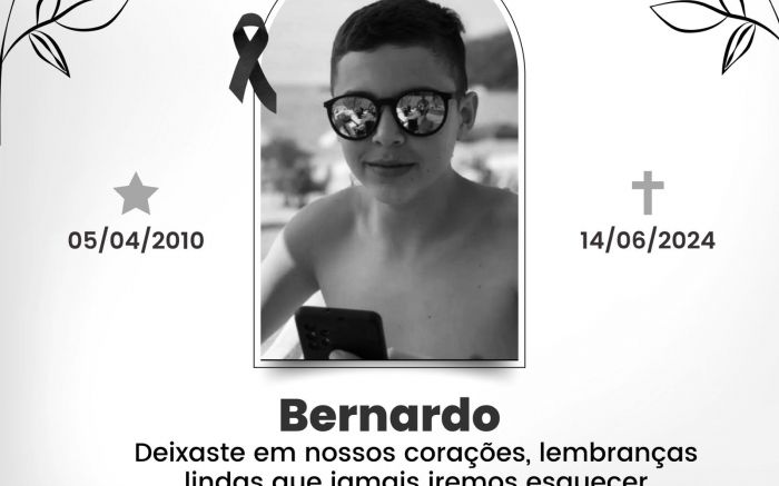 Bernardo foi vítima de explosão na oficina de motos no início do mês (Foto: Divulgação/Família)