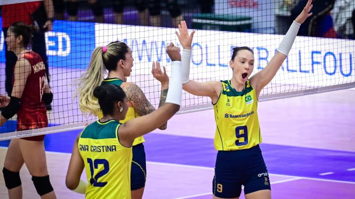 Seleção está invicta com 13 vitórias. Foto: Volleyball World