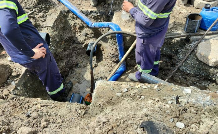 Moradores da região podem notar falta de água durante a obra (Foto: Arquivo/Emasa)