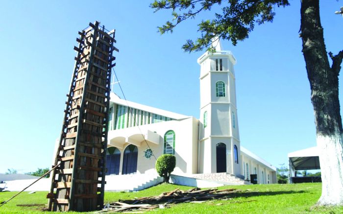 Acendimento da fogueira é na praça de São Pedro
 (Foto: Divulgação)