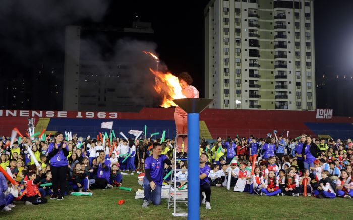 Cerimônia de abertura também aconteceu no estádio em 2023. Foto: Divulgação/São José 