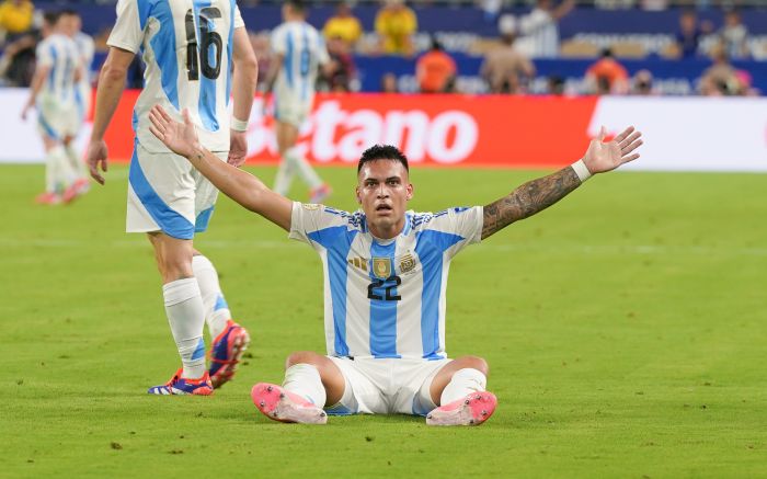 Lautaro Martínez marcou o gol do título argentino. Foto: Divulgação/AFA
