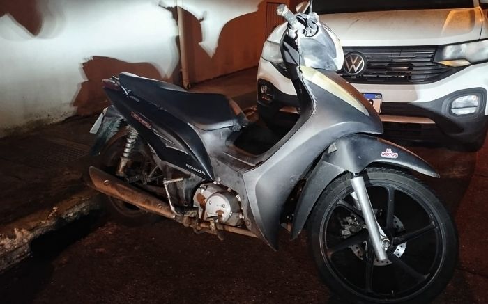 Motociclista comprou moto da bandidagem 
(foto: Divulgação/PMSC)