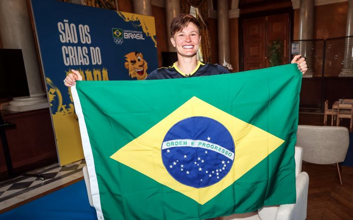 Raquel superou um câncer para representar o país nos Jogos (foto: Divulgação/COB)