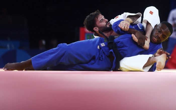 Rafael Macedo foi eliminado por três punições na disputa do bronze. Foto: Luiza Moraes/COB