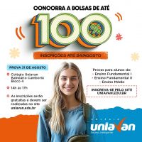 Colégio Uniavan está oferecendo bolsas de até 100%  