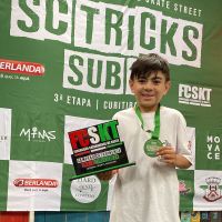 Itajaiense é bicampeão catarinense de skate street  