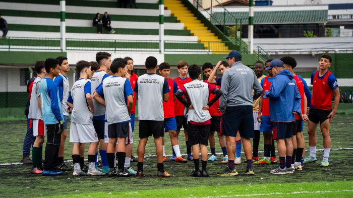 150 atletas participaram das peneiras  
Foto: Divulgação/CNMD