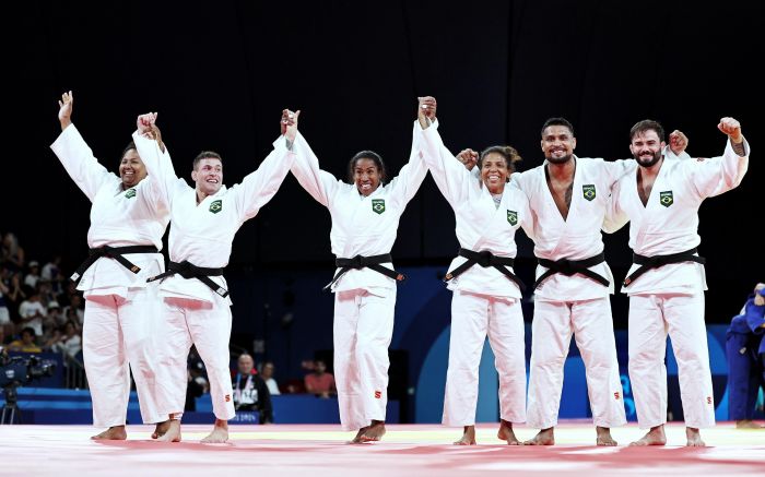 Após lutas emocionantes, Brasil garantiu medalha com vitória de Rafaela Silva. Foto: Miriam Jeske/COB