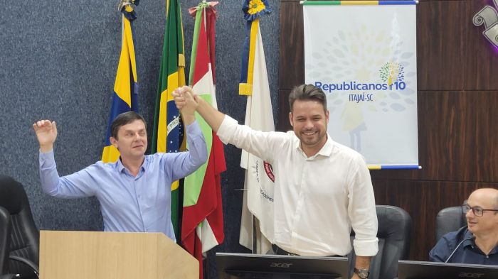 Os vereadores Osmar e Marcelo vão concorrer à majoritária em Itajaí
  (Foto: Divulgação)