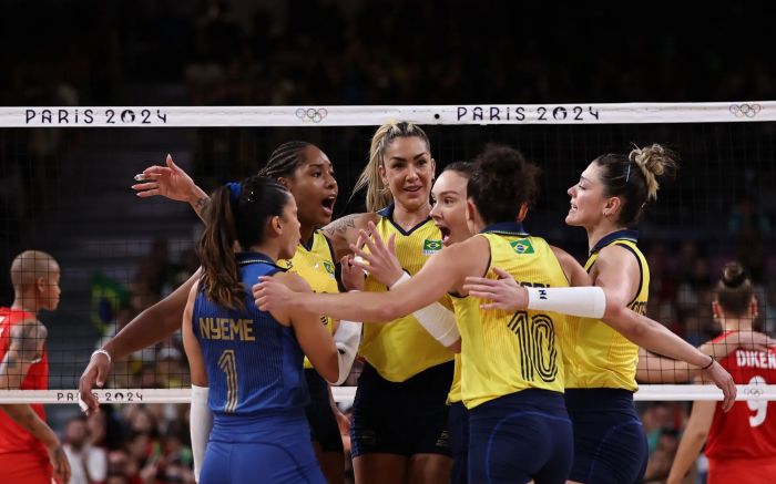 Pela sexta vez na história o Brasil vai ao pódio no vôlei feminino. Foto: Divulgação/COB