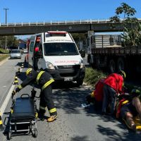 Motociclistas sofrem acidentes na região 