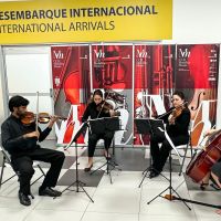 Projeto traz música clássica ao aeroporto de Navegantes 