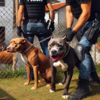 Pit bulls fogem de casa e atacam cães