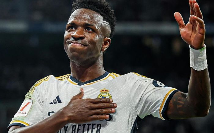 Vinícius Júnior é o favorito ao prêmio pelas conquistas com o Real Madrid. Foto: Divulgação