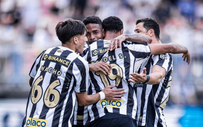 Santos teve maioria da torcida na Arena Joinville. Foto: Divulgação/Santos