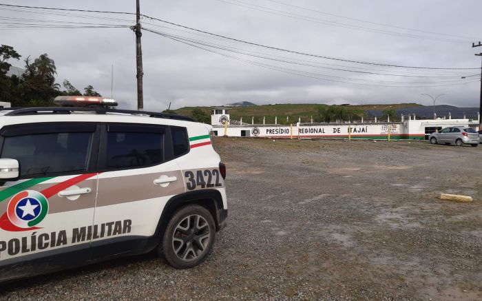 Ele foi preso depois de tentativa de fuga frustrada   (Foto: Ilustrativa/Polícia Militar de Itajaí)