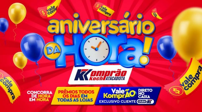 Ação especial inclui sorteios de vale-compras e prêmios (Foto: Divulgação/Komprão)