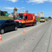 Ciclista morre em acidente na marginal da BR 101