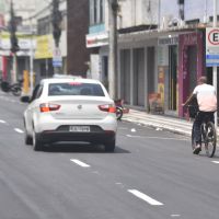 Ciclofaixa na rua Tijucas virou promessa não cumprida 