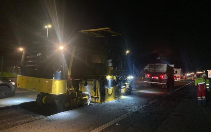 Em Itajaí, o bloqueio será à noite entre os km 118 e 120 (sul) e entre os km 120 e 113 (norte)
 (Foto: Divulgação/Arteris Litoral Sul)