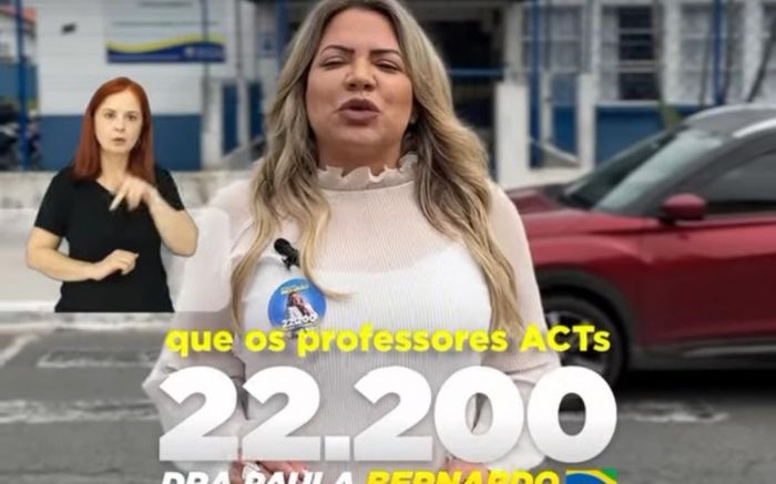 Candidata derrotada a vereadora pelo PL voltou a ocupar um cargo comissionado na prefeitura do MDB (Foto: Redes sociais)  