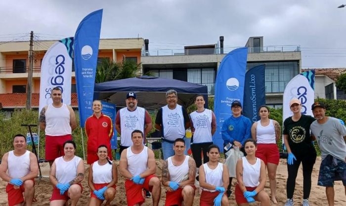 Penha realiza mutirão de limpeza na Praia Grande e fortalece compromisso com a sustentabilidade (Foto: Divulgação)