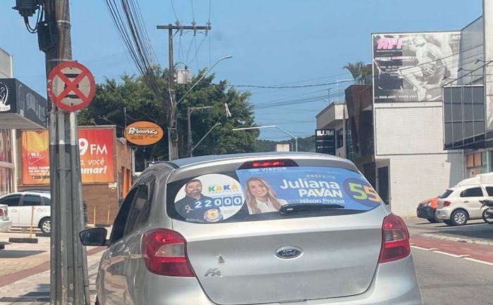 Batida foi no dia da eleição (Foto: Leitor)