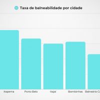 Apenas metade das praias da região está própria para banho; veja o relatório 