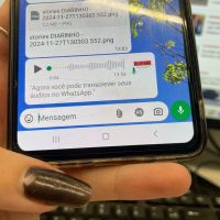 WhatsApp agora dispõe de  transcrição de áudio