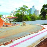 Obras no binário da praia Brava  chegam à Cabo Antônio Rudolf 