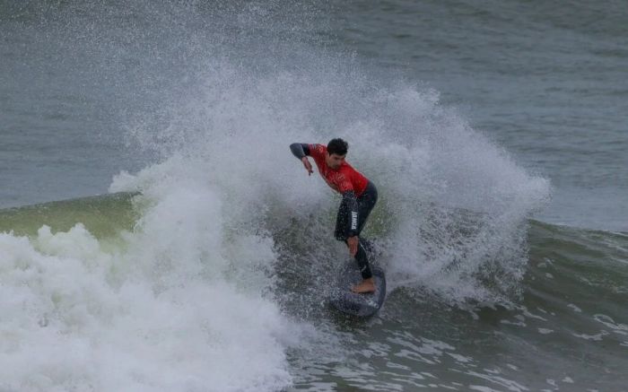 Itajaí tem seis atletas inscritos, entre eles Jonathan Busetti. Foto: Gustavo Gislon 